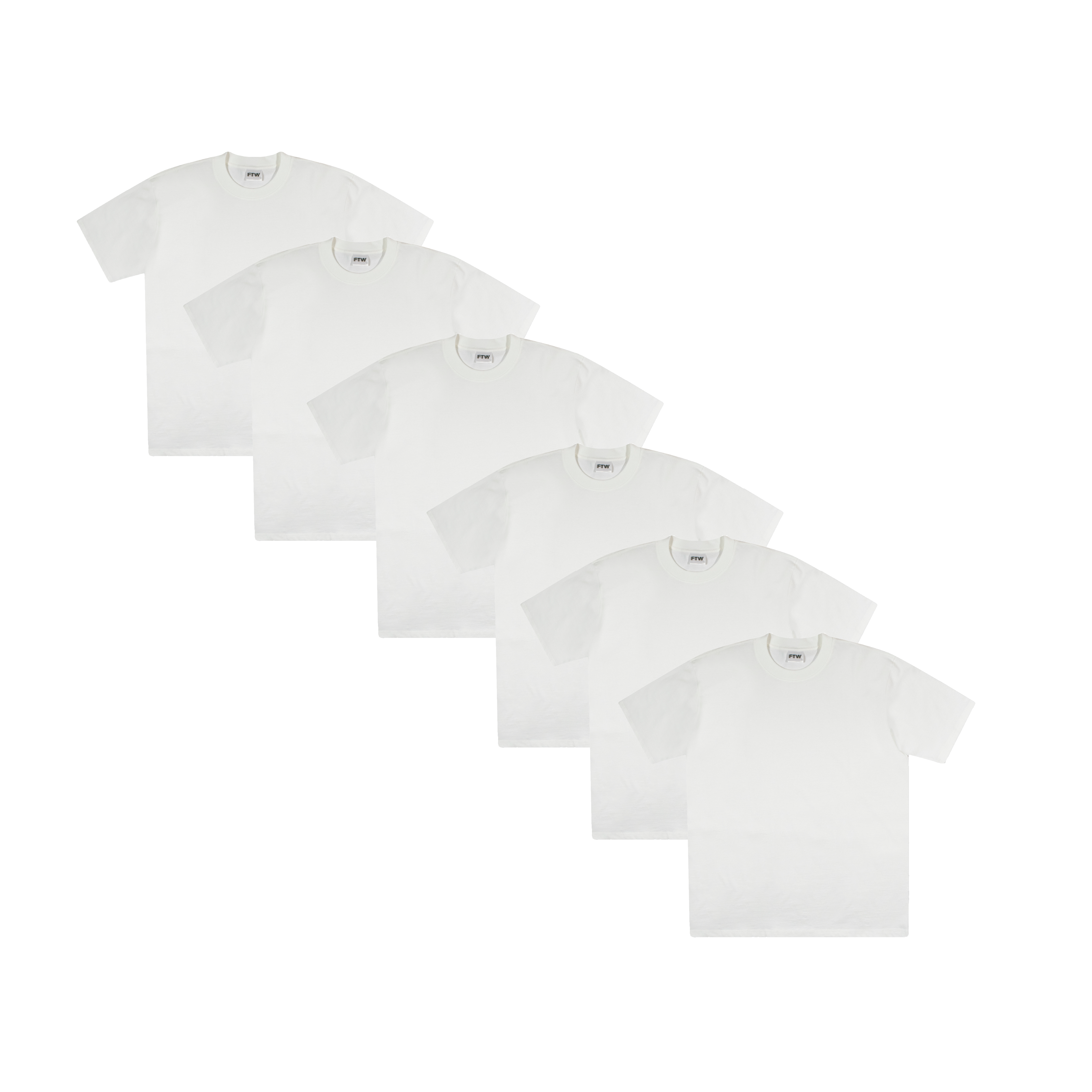 0888 - Staple Tee 6 Pack ( White )